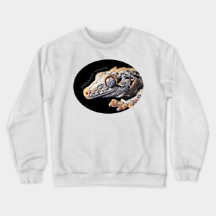 Gargoyle gecko with scientific name Crewneck Sweatshirt